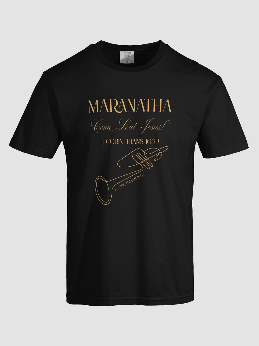 Maranatha Trumpet Comfort Heavyweight T-Shirt (gold) product image (5)