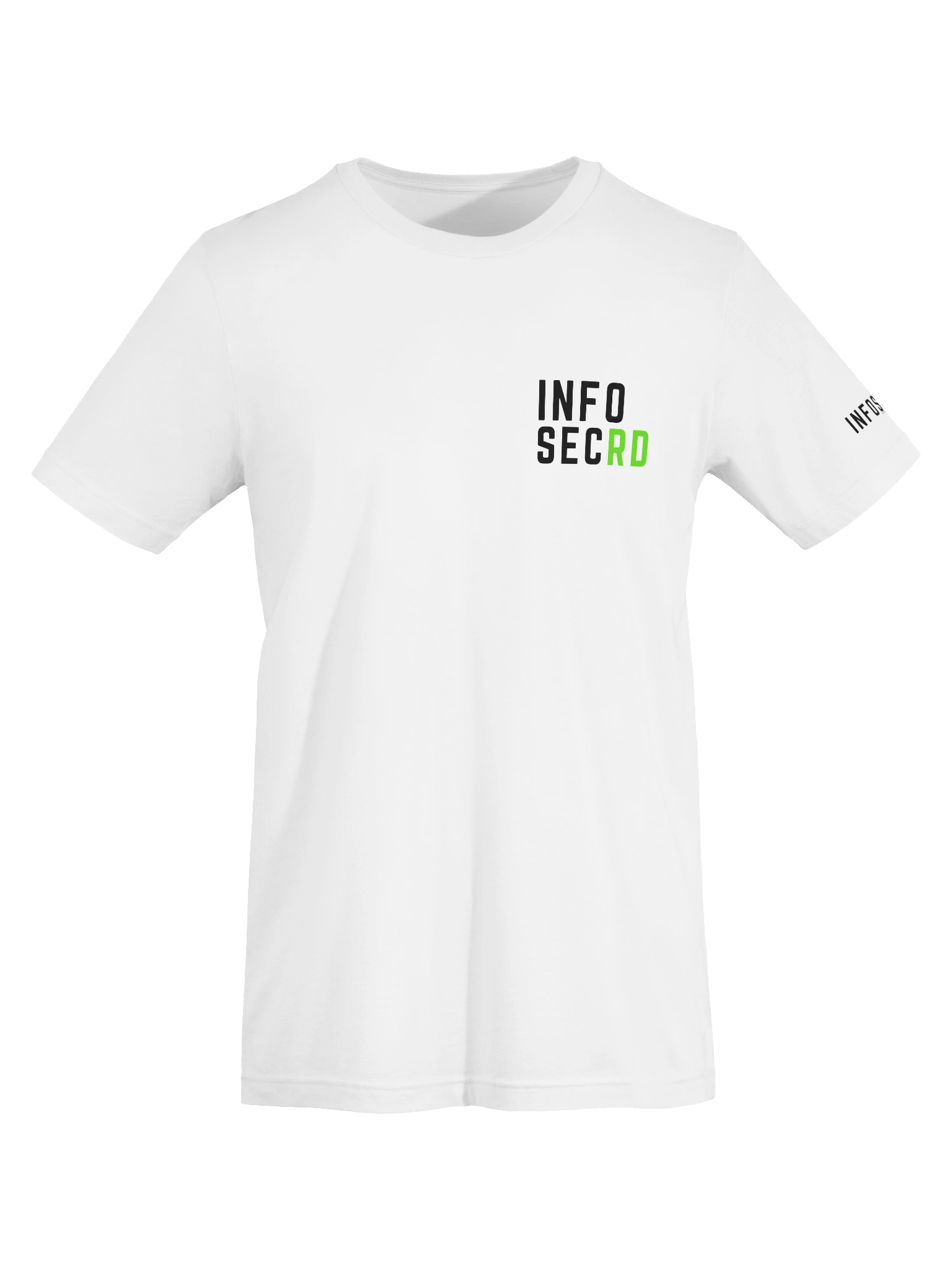 InfoSecRD White T-shirt product image (7)