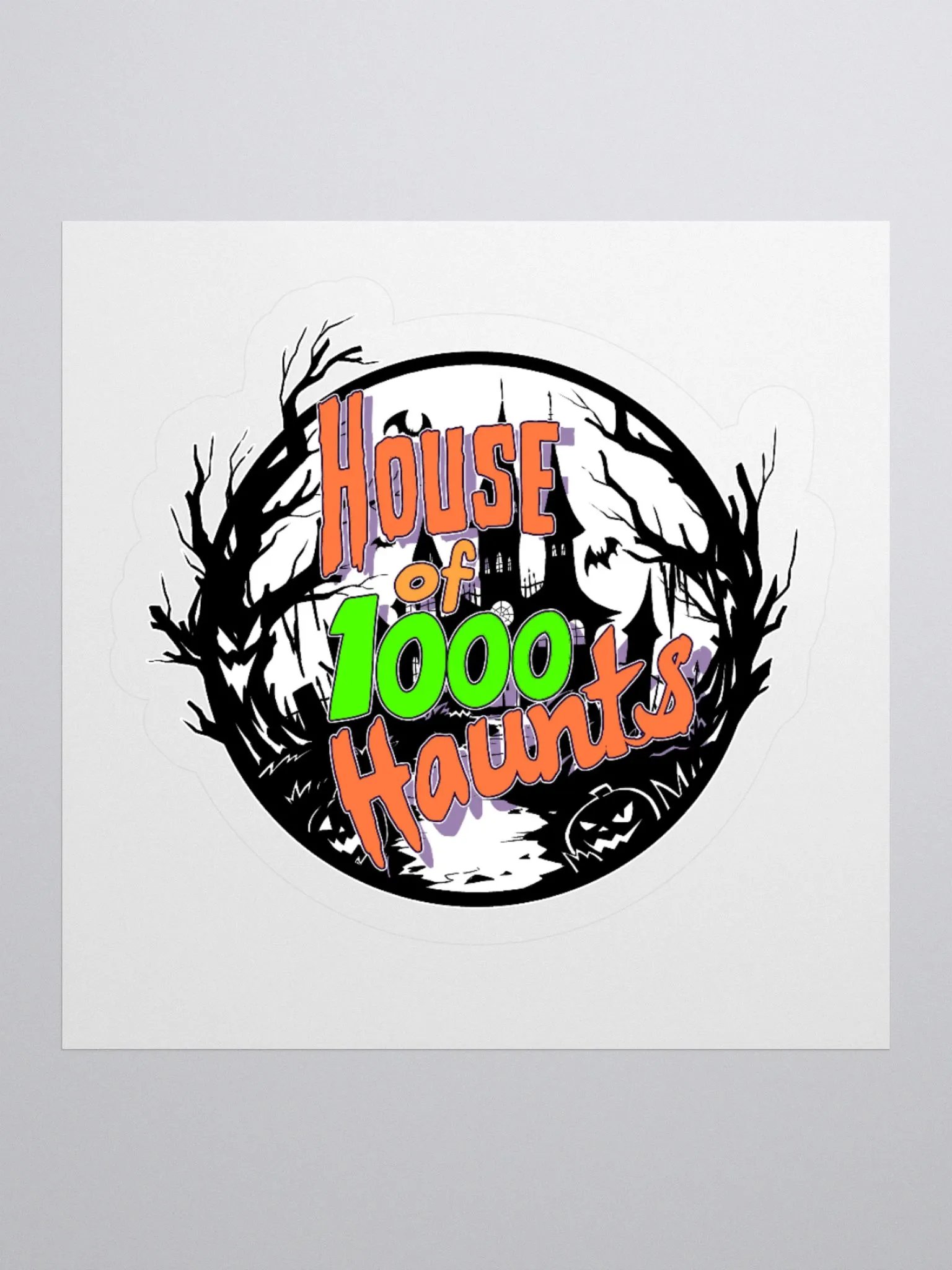 House of 1000 Haunts Podcast 3 x 3 Sticker product image (1)