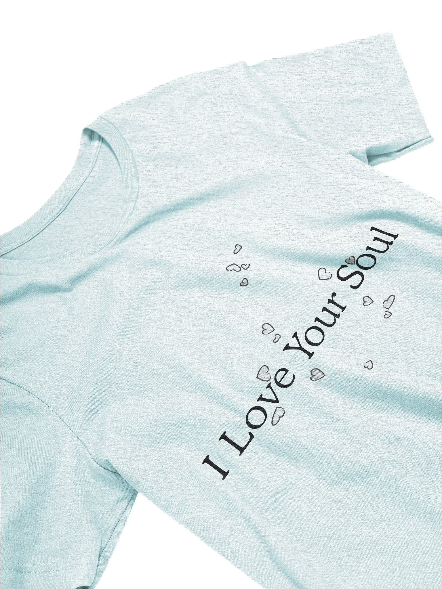 Whimsical Love Your Soul White Hearts T-Shirt product image (87)