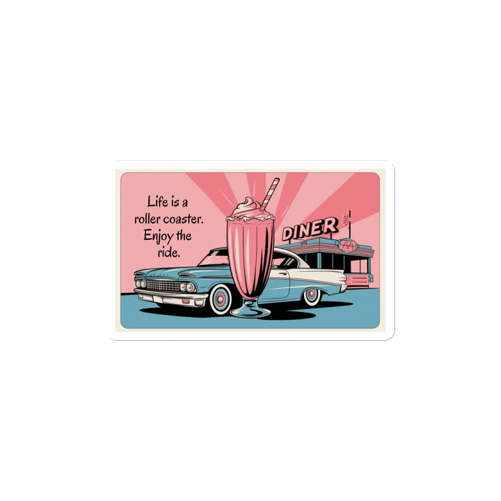 Retro Diner Inspired Motivational Magnet product image (2)
