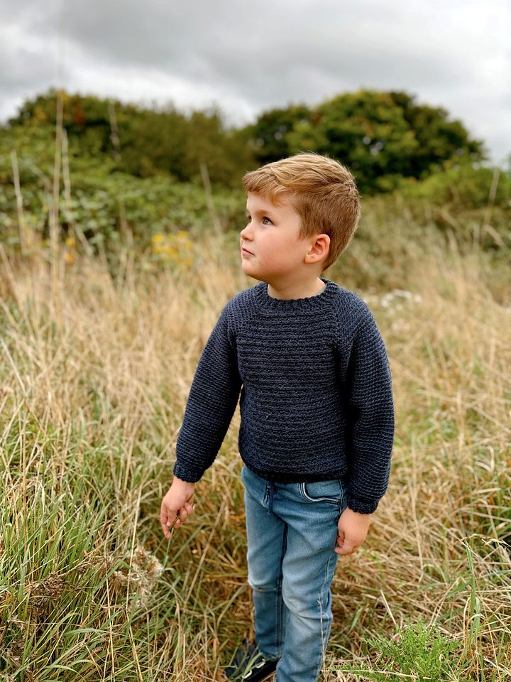 Mystical Sweater / Easy Raglan Child Sweater Crochet Pattern product image (1)