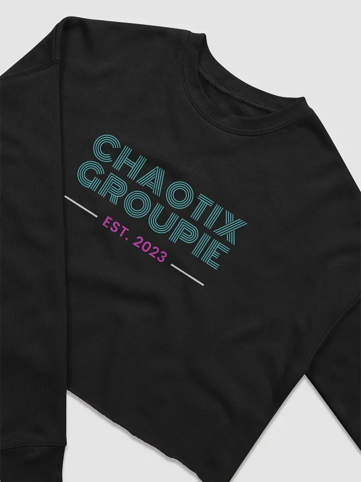 Chaotix Groupie Cropped Sweatshirt product image (5)