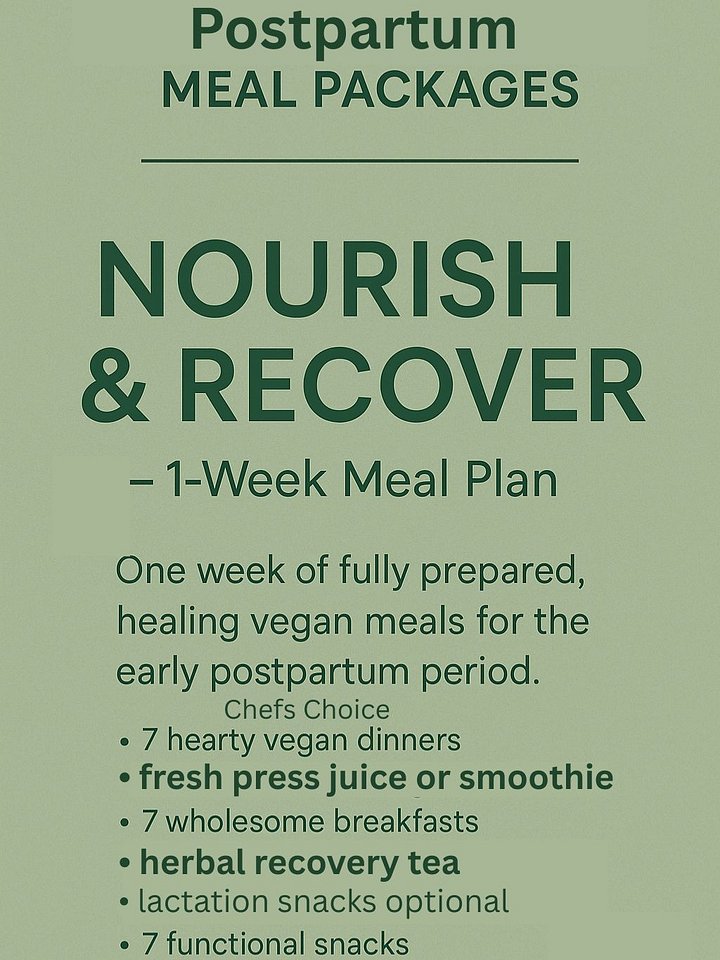 Nourish & Recover 1 week Meal Plan product image (1)