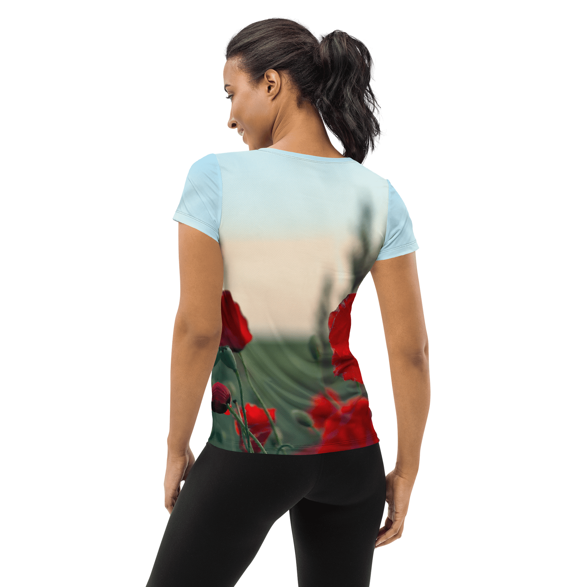 Damen T-Shirt - Mohnblumen product image (2)