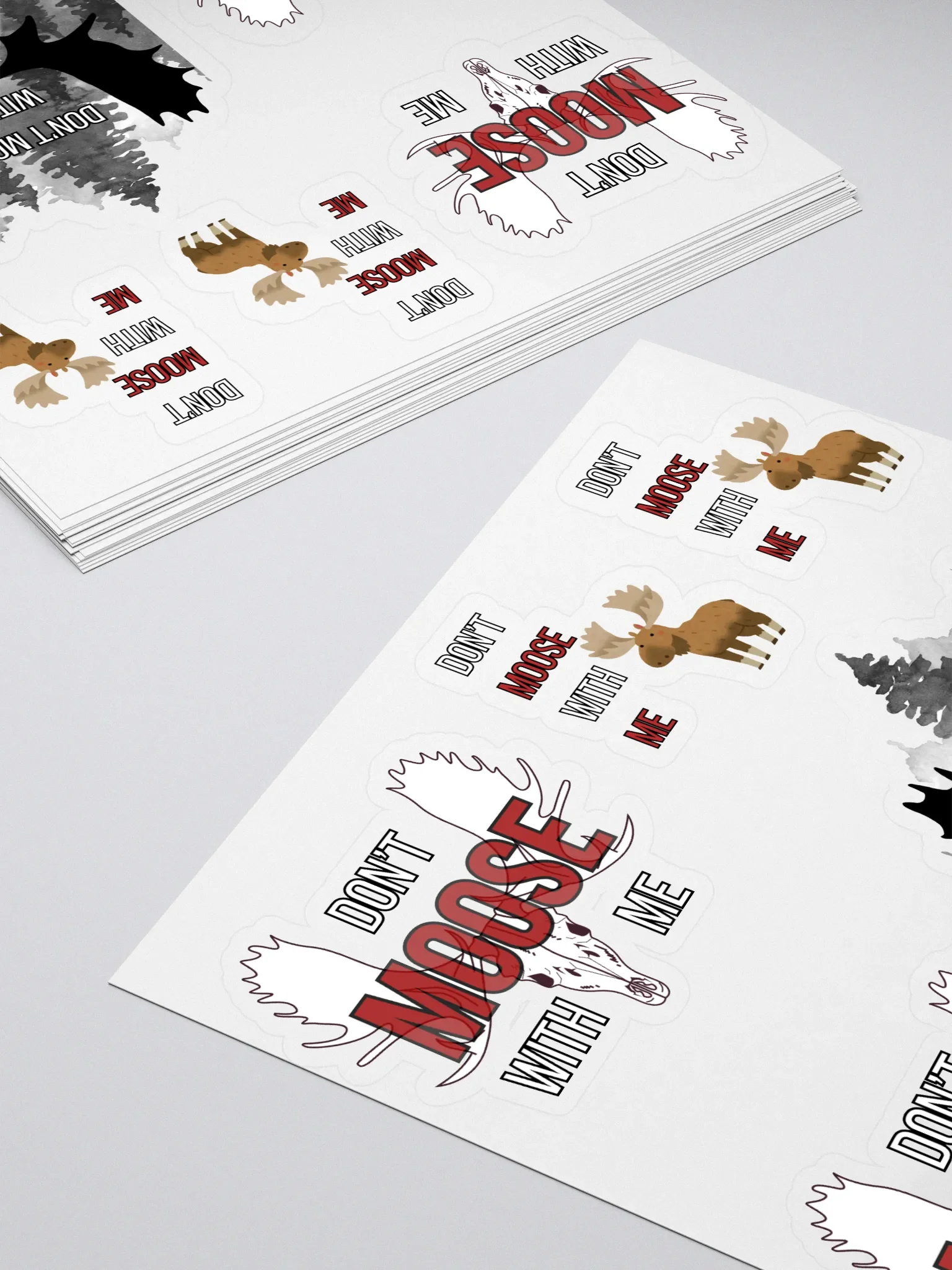 'Don't Moose With Me' Stickers! product image (4)
