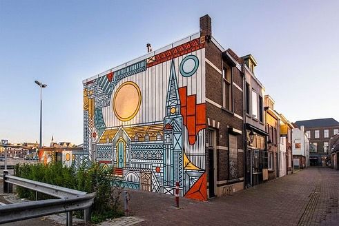 Alexander @isakov_______ is a Berlin-based artist who crafts intricate murals and street art using simple color schemes and g...