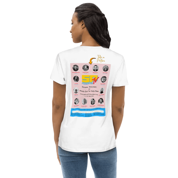 Ladies Tee - Watching Scientology - Front and Back product image (2)