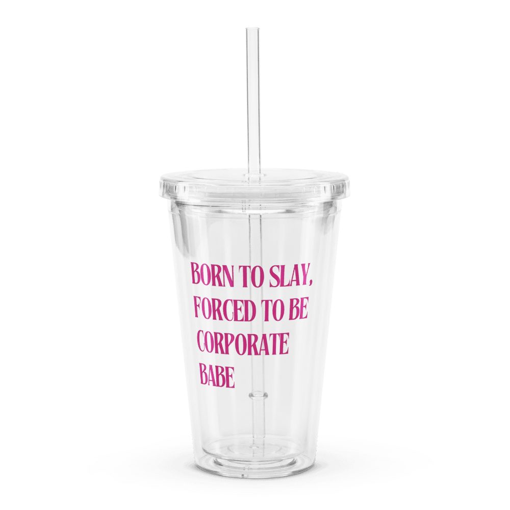 Corporate Babe Clear Tumbler product image (1)
