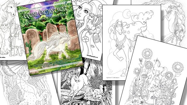 Dragons, Unicorns, and Angels - Coloring Books product image (5)