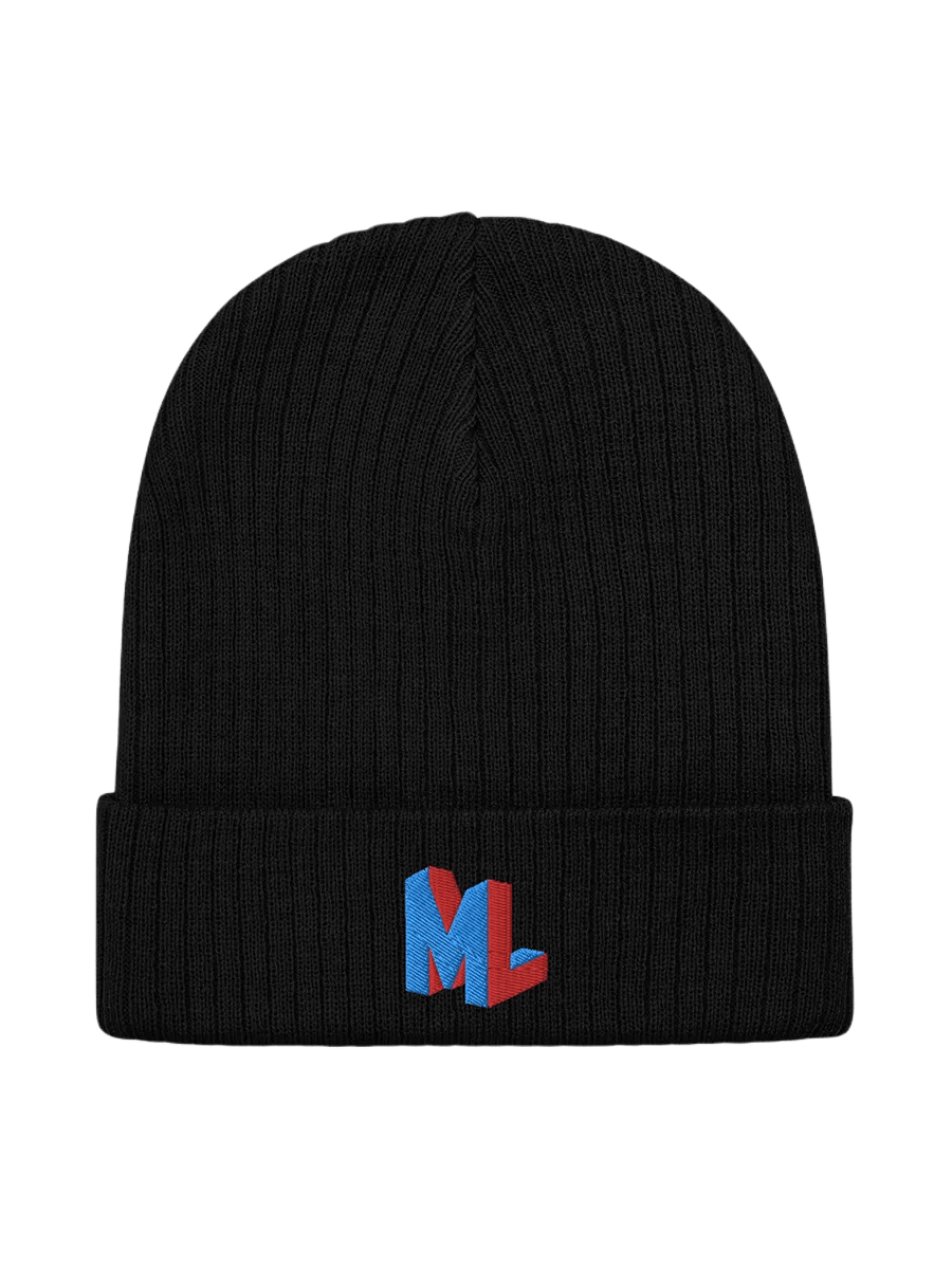 Embroidered Initials - Ribbed Knit Beanie product image (1)