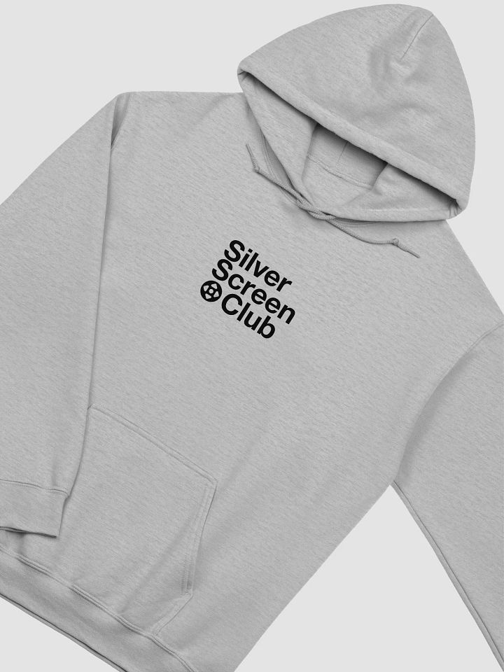 silverscreen.club Stacked Logo CORE Grey Hoodie product image (2)