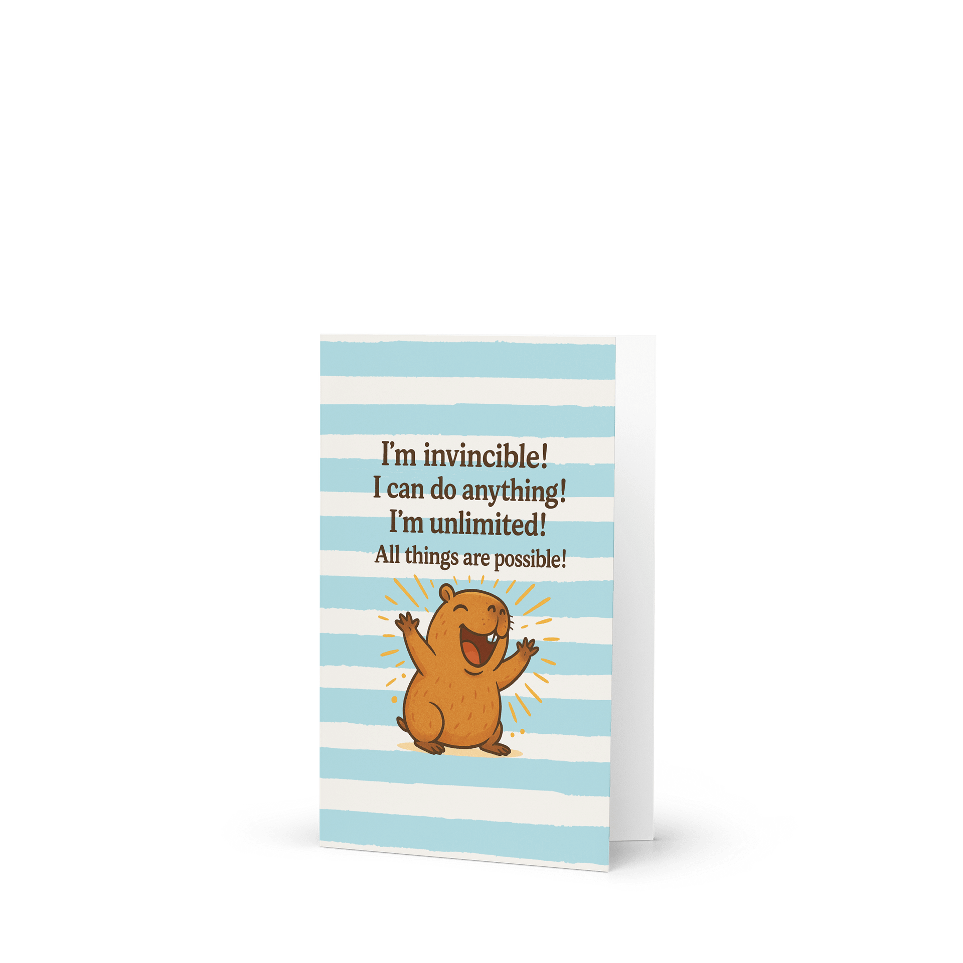 I'm Invincible Cappy - Card product image (4)