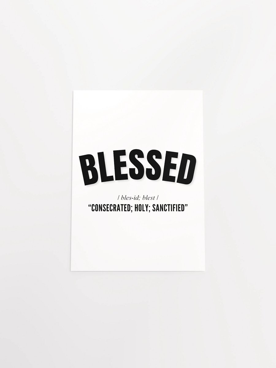 BLESSED PHONETIC POSTER product image (47)