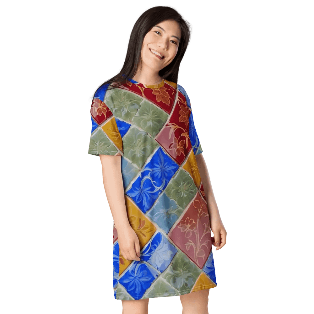 Marble Majesty T Shirt Dress product image (7)