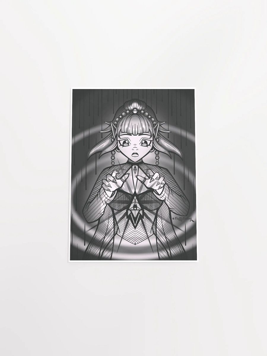 FluffyFoxling Art Black and White 🖊️ product image (4)