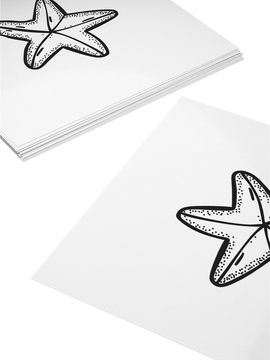 Starfish Kiss Cut Stickers product image (4)