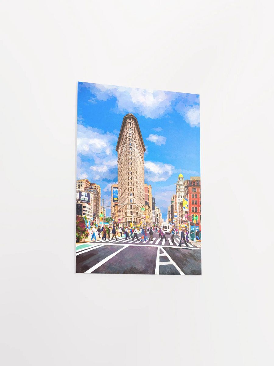 New York City’s Iconic Flatiron Building – Manhattan Matte Poster product image (3)