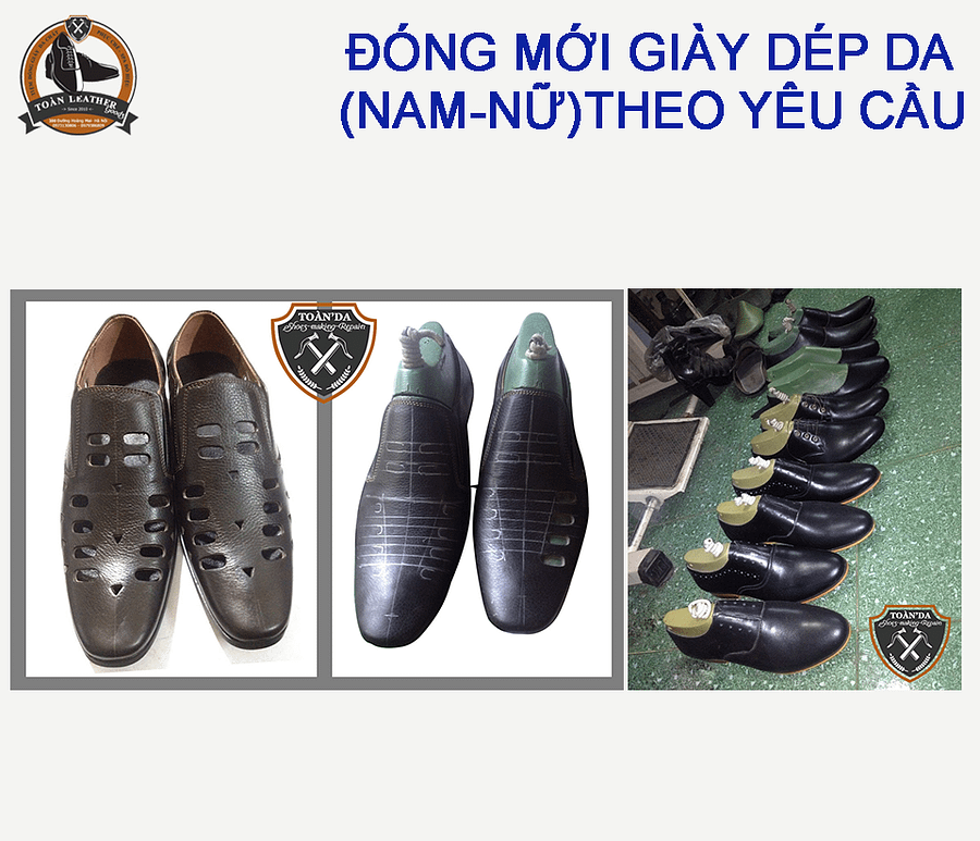 ĐÓNG GIÀY DA (theo yêu cầu) Giày Thật - Da Chất product image (9)