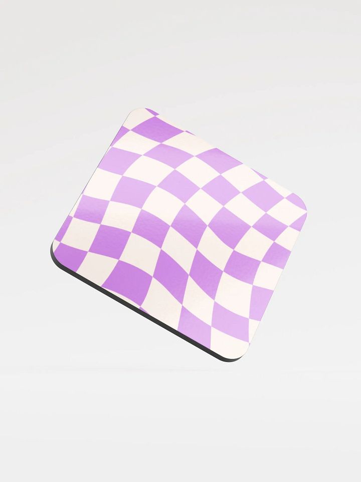 Preppy Area: Purple coaster product image (1)