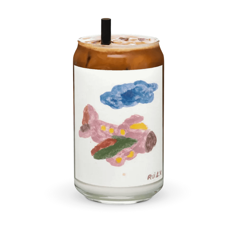 Kid Airplane (Can-Shaped Glass) product image (36)