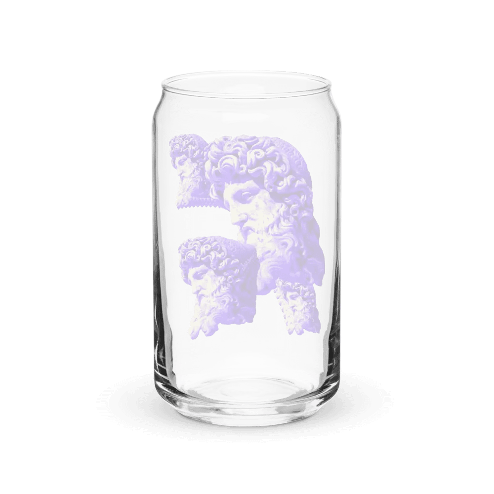 Zeus Glitch Can-Shaped Glass product image (2)