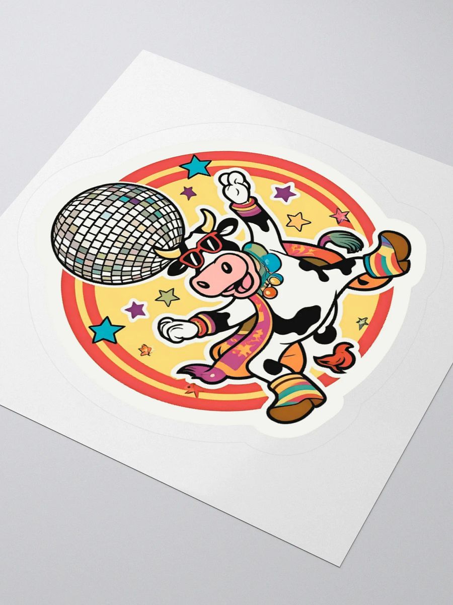 Disco Cow Kiss Cut Stickers product image (8)