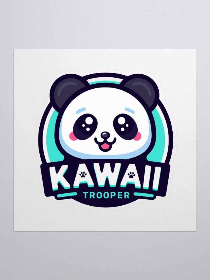 KawaiiTrooper Logo Sticker product image (2)
