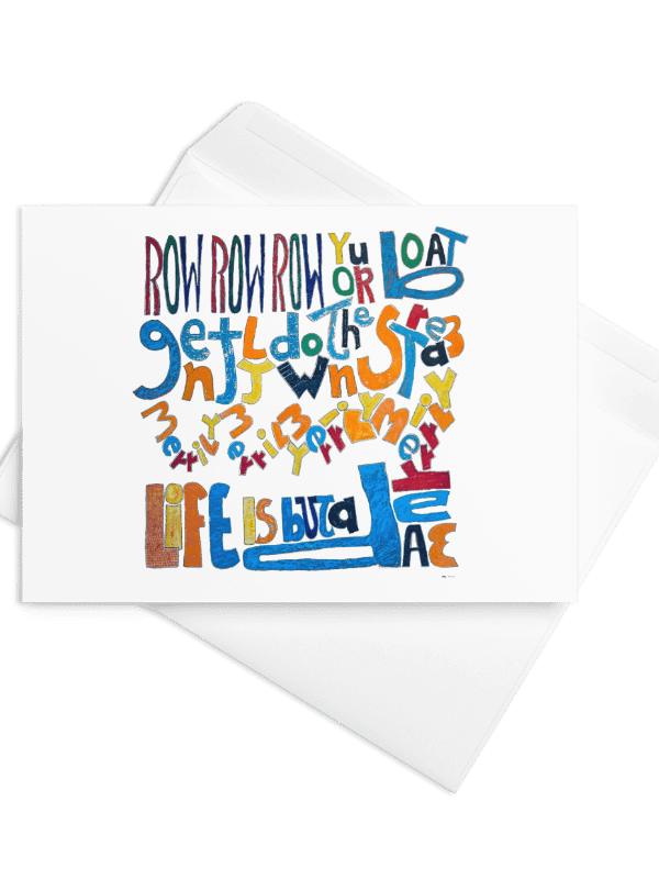 Row Row Row Your Boat Greeting Card product image (4)