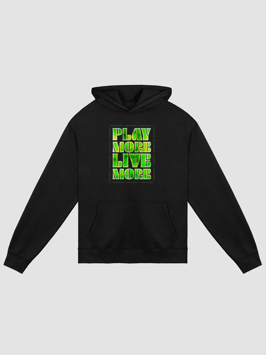 Play More Live More Unisex Premium Oversized Hoodie product image (2)