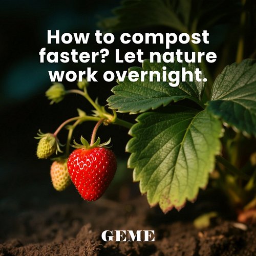 Waiting weeks for compost? 😩 There’s a faster way — and it’s 100% natural.

Meet GEME Kobold, the tiny powerhouse inside our ...