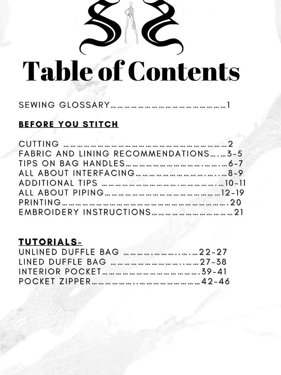 Small Duffle bag - Digital sewing pattern product image (3)