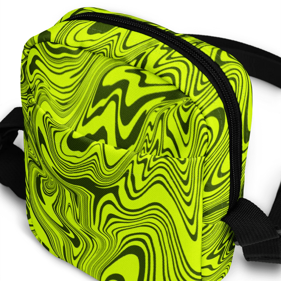 Utility Crossbody Bag - Abstract Yellow Swirls product image (7)