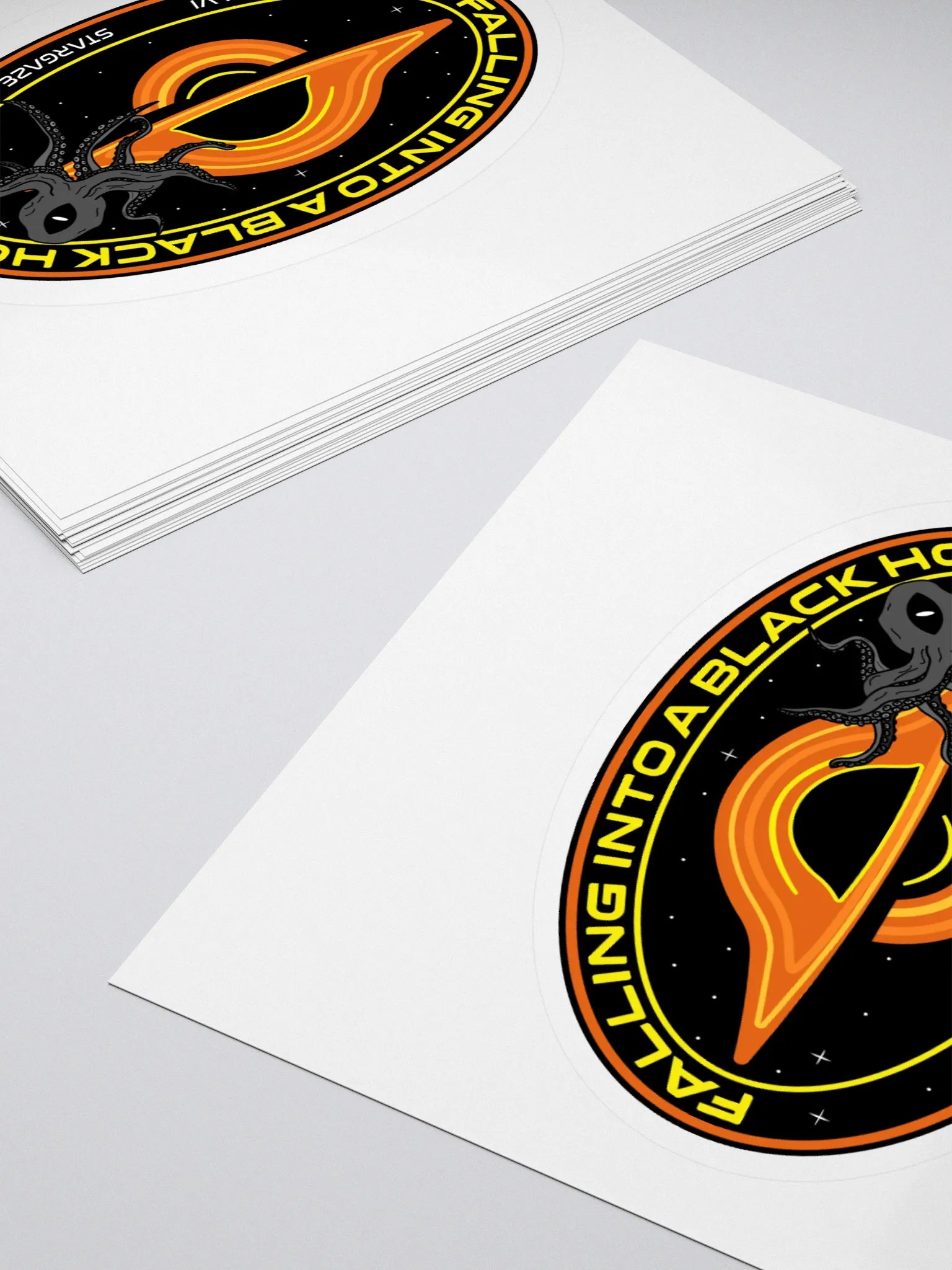 FALLING INTO A BLACK HOLE STICKER product image (4)