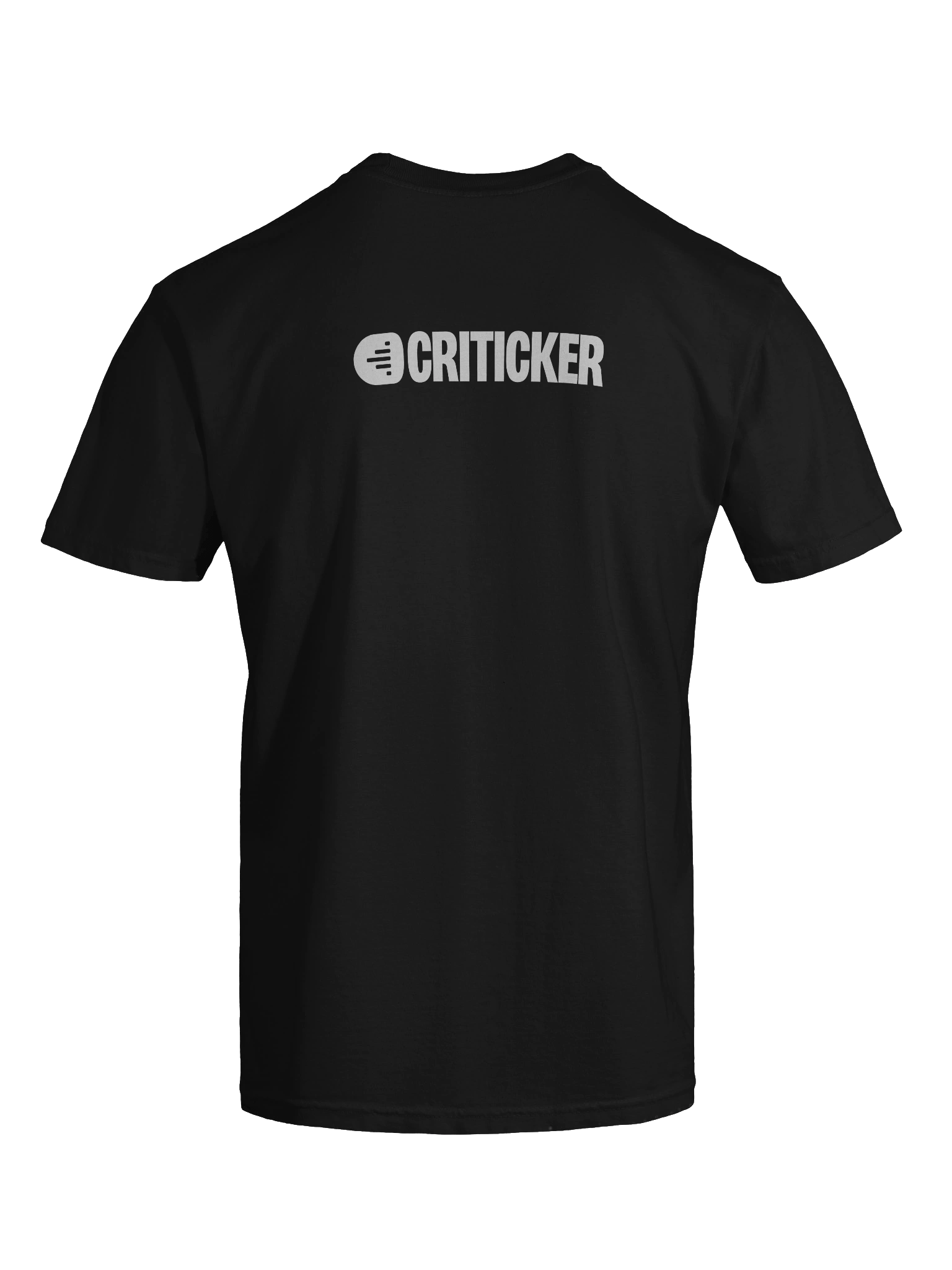 Official Criticker Icon + Logo T-Shirt - White Print product image (51)