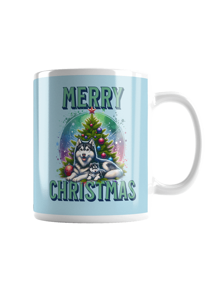 HUSKY CUDDLES MERRY CHRISTMAS 1 product image (4)