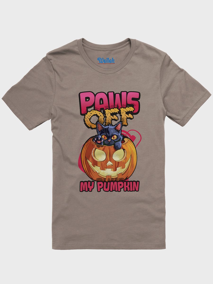 Paws Off My Pumpkin - Funny Black Cat Lover Halloween Shirt product image (1)
