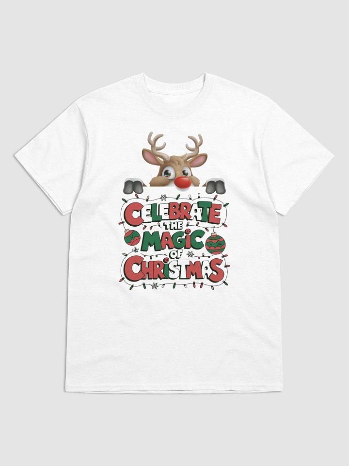Magical Christmas Reindeer T-Shirt product image (2)