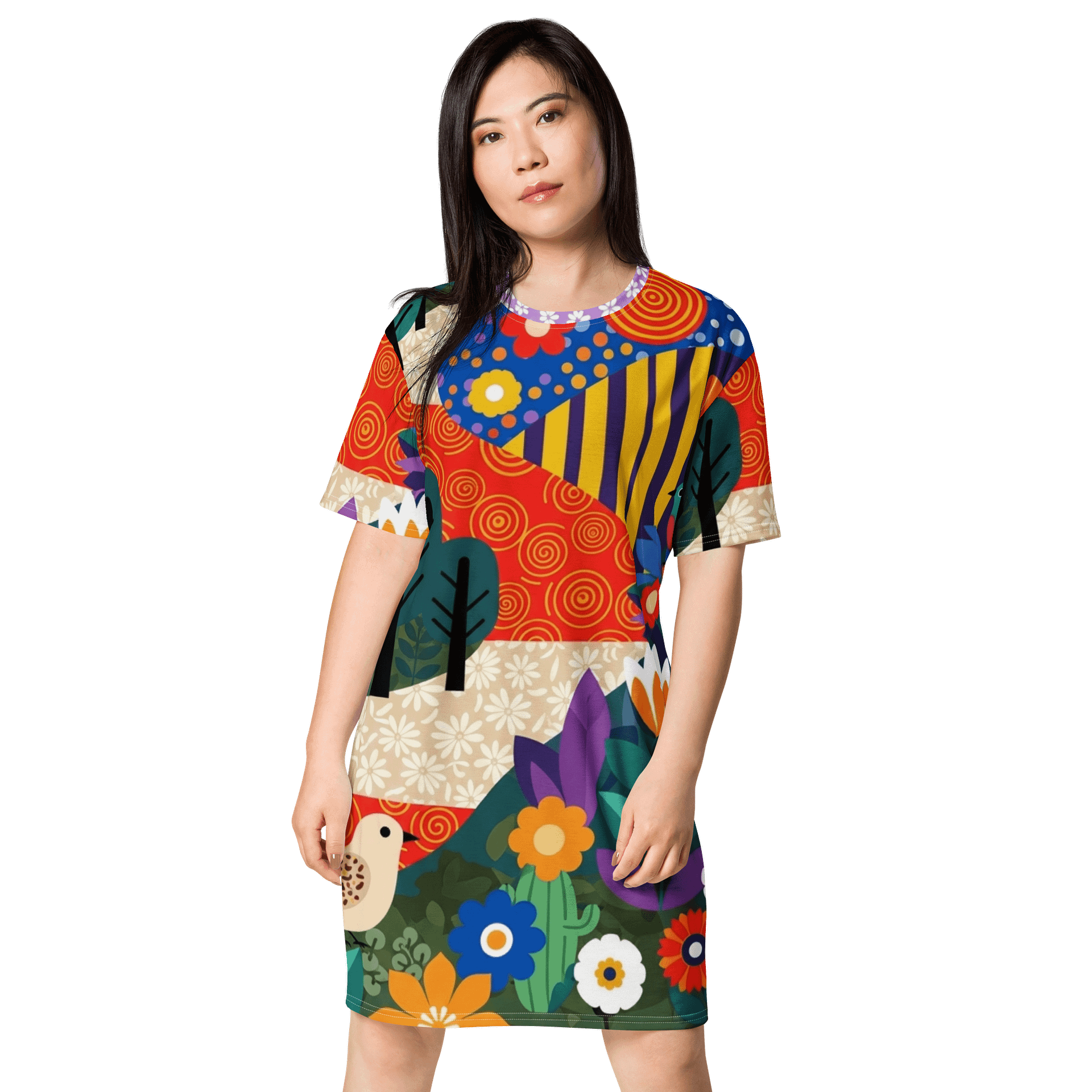 Whimsical Wonderland All-Over T-Shirt Dress product image (1)