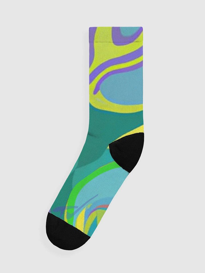 Eco-Friendly Swirls Crew Socks product image (1)