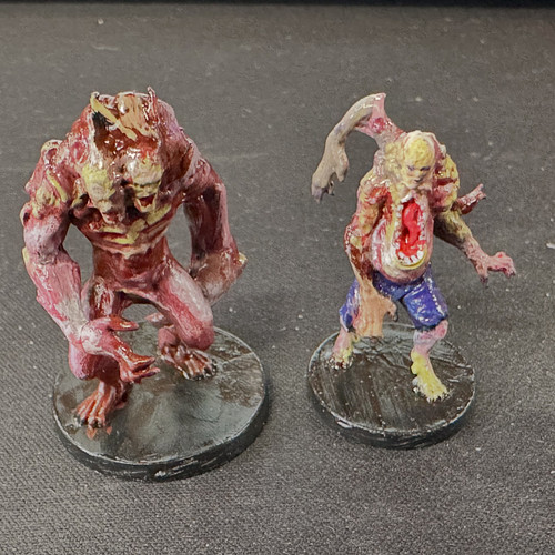 Going for grotesque with these guys. Blotches of decrepit flesh and frost burned patches.  This shape shifter never really kn...