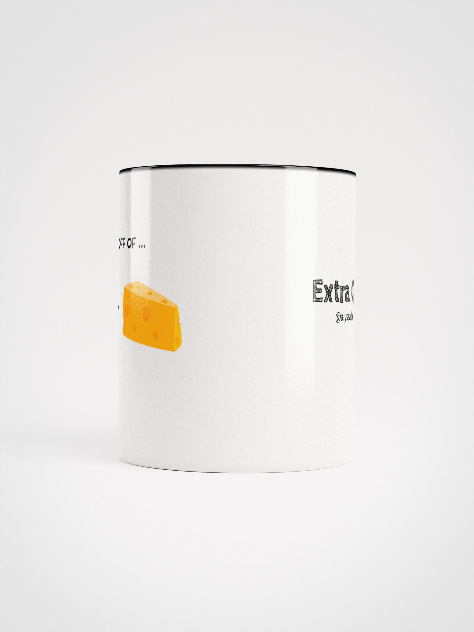 LIVING OFF OF COFFEE AND CHEESE (the mug) product image (5)