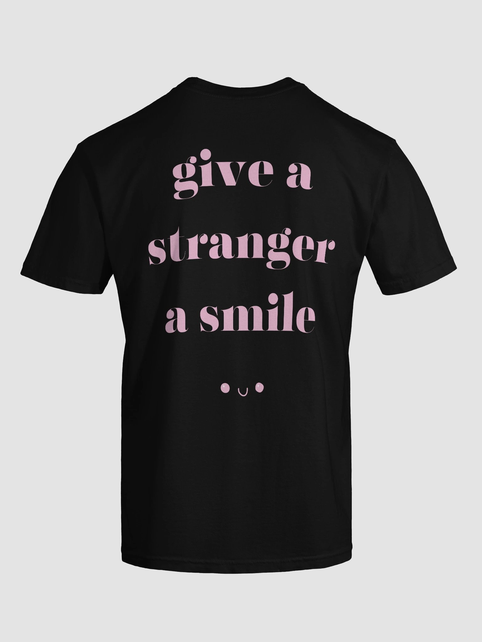 Give a Stranger a Smile Black Tee product image (9)