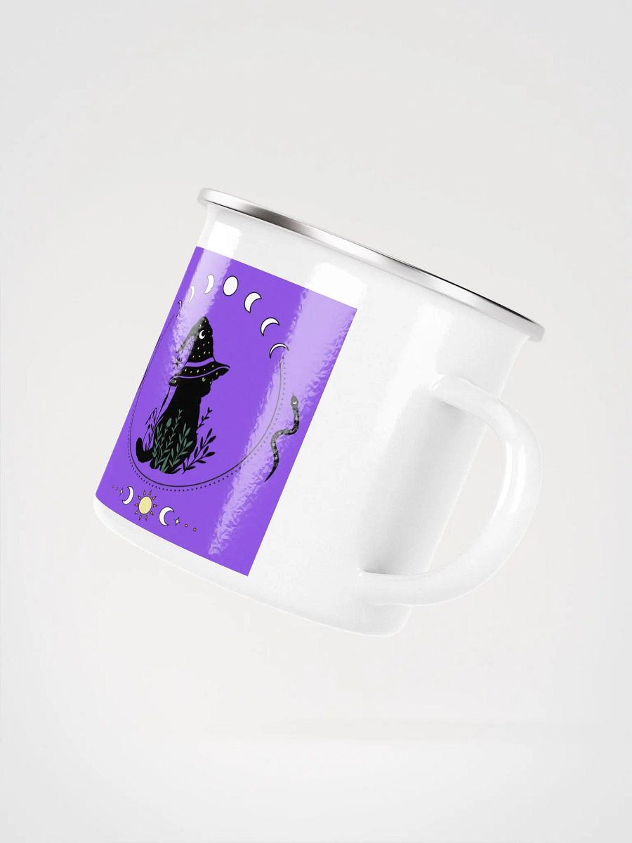 Witchy Cat & Moon Enamel Mug product image (4)