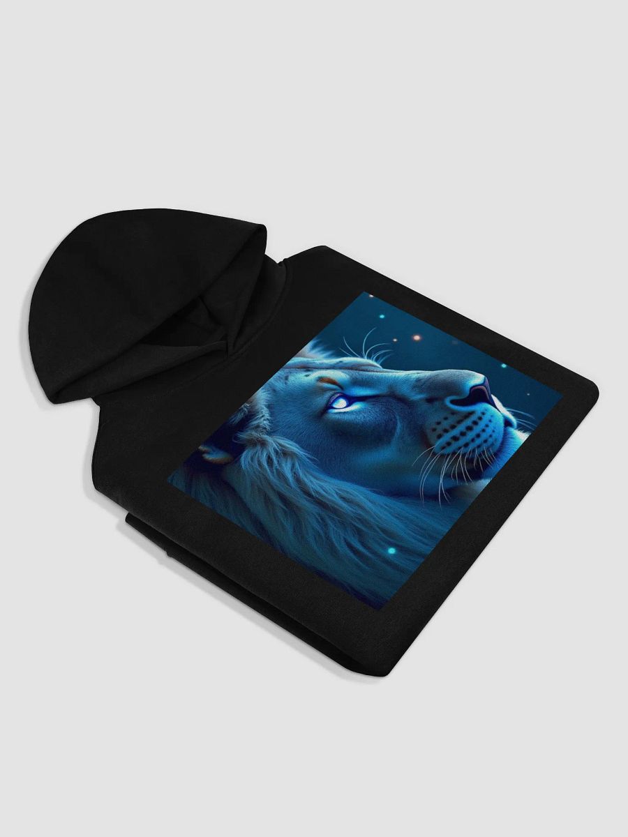 beautiful black t-shirt with a lion product image (4)