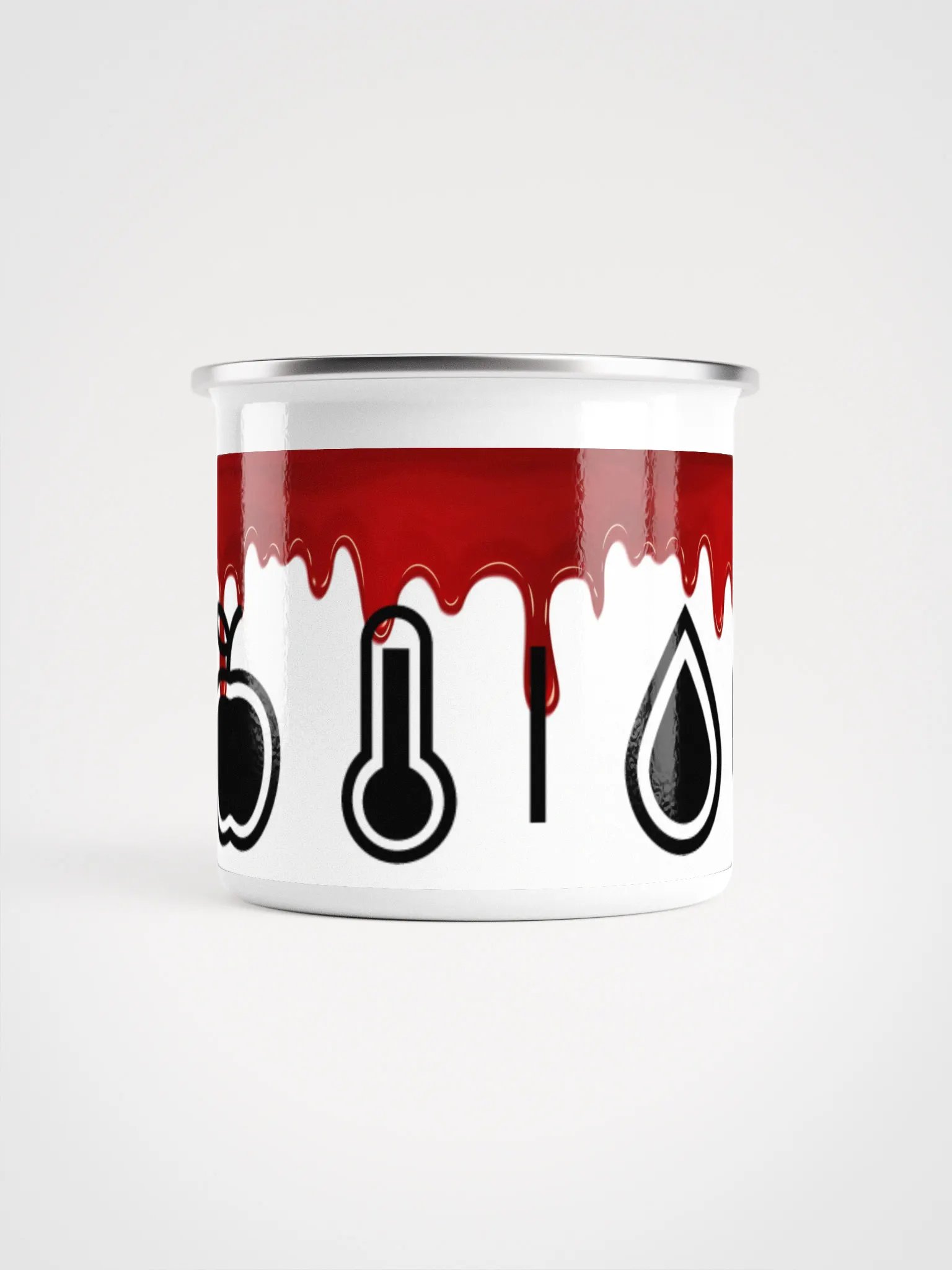 Bloody Symbols Enamel Mug product image (2)