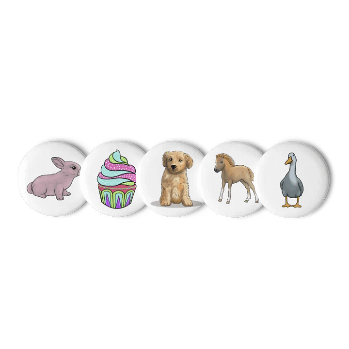 Cute animals and cupcake collection product image (3)