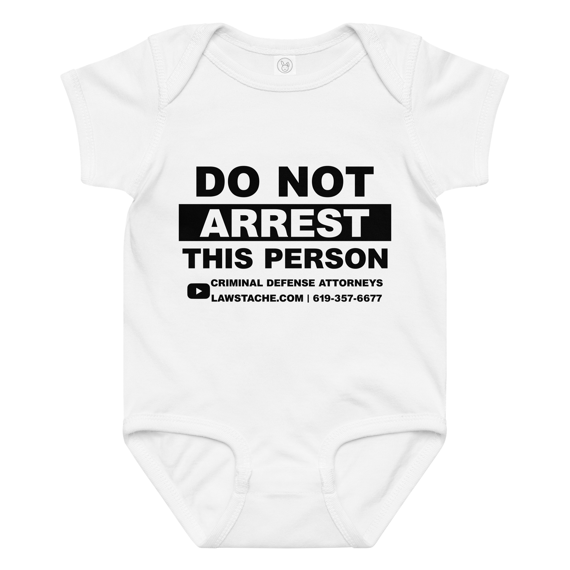 Do Not Arrest This Baby - Onesie - WHT product image (1)