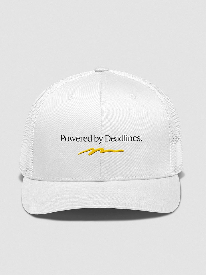 Powered by Deadlines Trucker Hat product image (2)