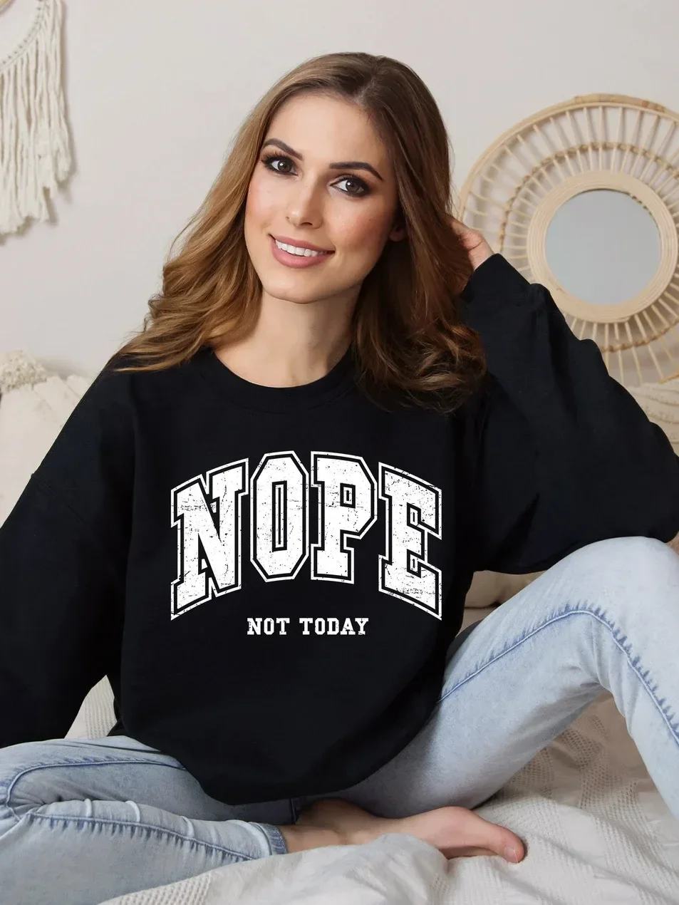 NOPE Not Today Bold Statement T-Shirt product image (3)